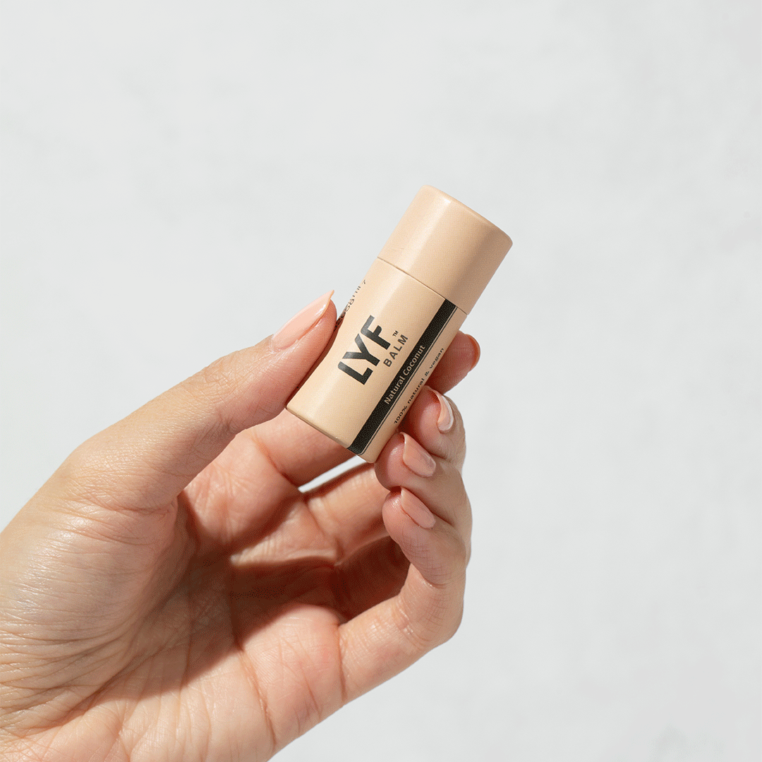 LYF Balm - World's Best 100% Natural Vegan Lip Balm - Coconut
