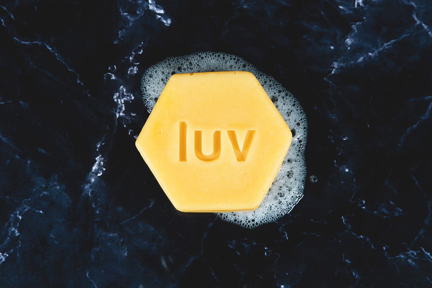 LuvSoap Hexagons 3-Pack - Yellow - Bright Elixir of Lemongrass & Juniper Berry - Yellow Kaolin Clay