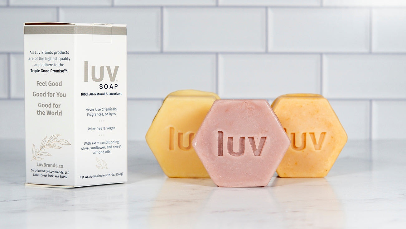 LuvSoap 3-Pack - Custom - Choose Any 3 of our 9 amazing soaps