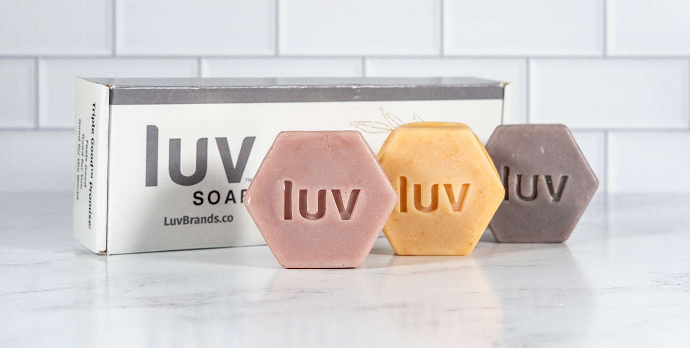 LuvSoap 3-Pack - Custom - Choose Any 3 of our 9 amazing soaps