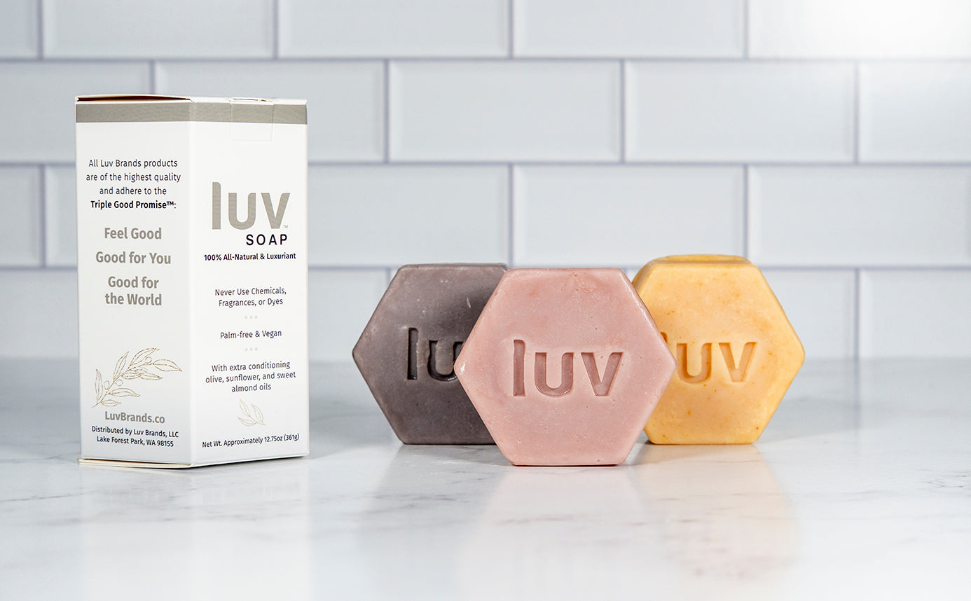 LuvSoap 3-Pack - Custom - Choose Any 3 of our 9 amazing soaps