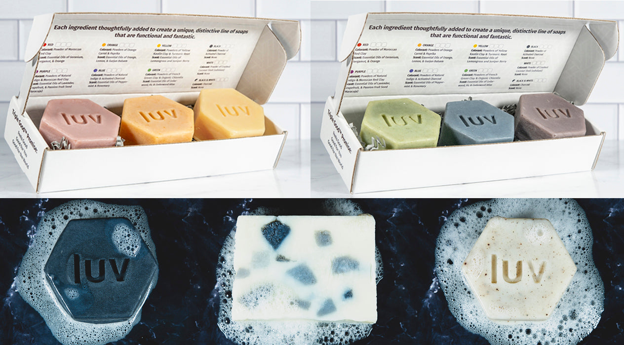 LuvSoap 3-Pack - Custom - Choose Any 3 of our 9 amazing soaps