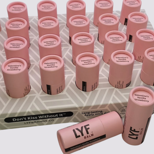 LYF Balm - World's Best 100% Natural Vegan Lip Balm - Valentine's